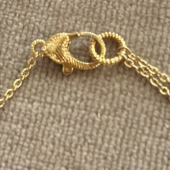 Judith Ripka Gold Clad Sterling Silver CZ Necklace 18” / 20” - Picture 9 of 13